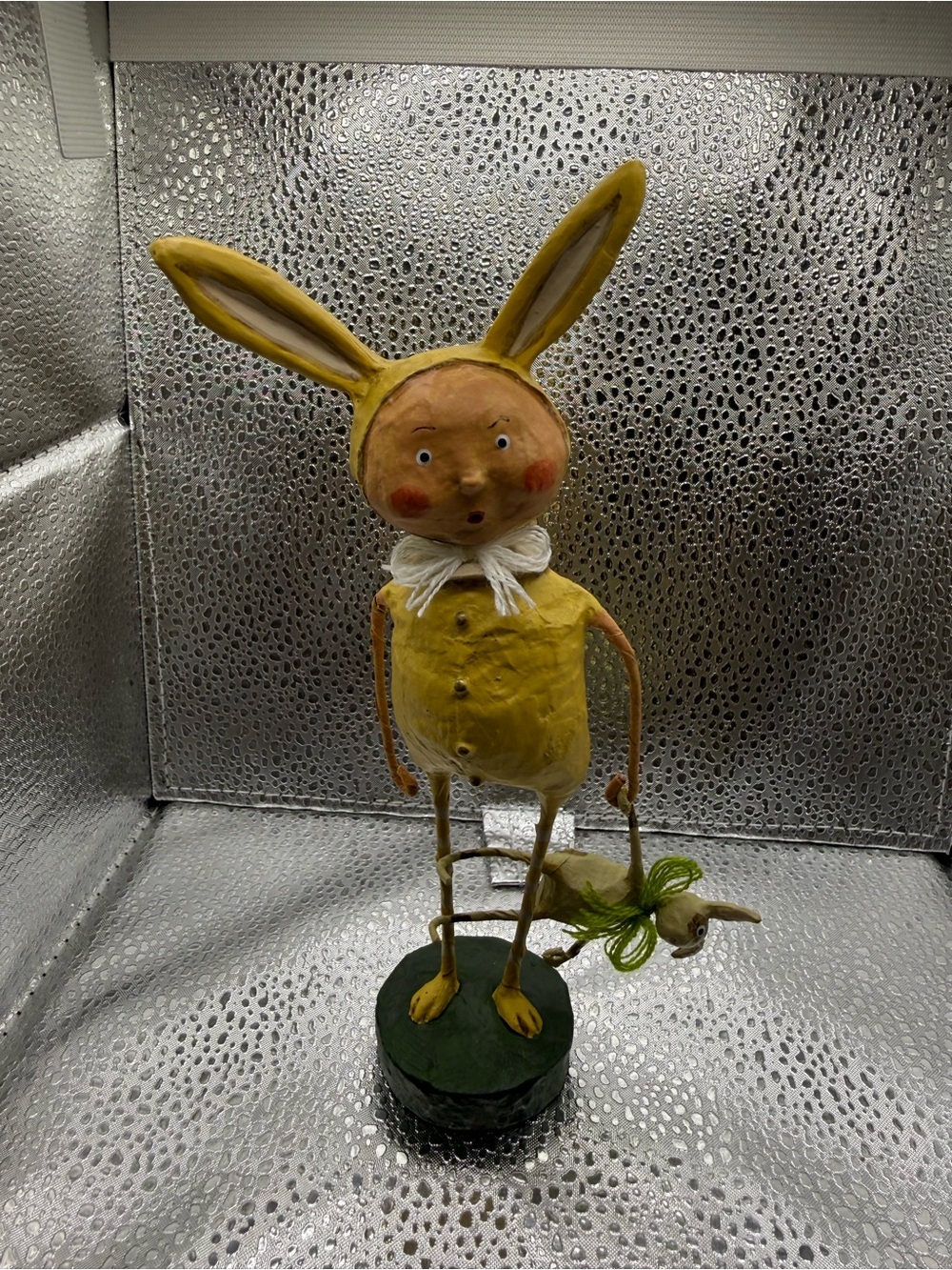 Vintage Lori Mitchell Yellow Bunny from the  Bunny Skins Trio BRAND NEW